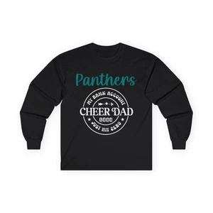 Cheer Dad Long Sleeve Shirt Custom Name Colors – 5% to Pop Warner Unisex - Picture 1 of 7