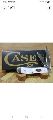 Cuchillo de Bolsillo Case Standard Jig Blanco Sintético Cacahuete Blanco/Plateado (60188) Foto 1 de 2