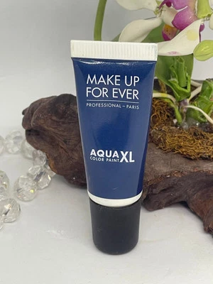 Make Up For Ever Aqua XL Color Paint Eyeshadow - L-22 Shiny Navy Blue - New - Image 1 of 3