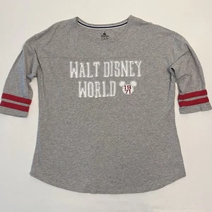 Disney Park World Disney World 1971 Mickey Mouse Logo grau Baumwolle Top Shirt - Bild 1 von 6