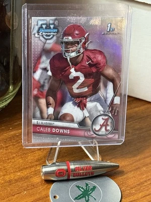 2023 Bowman University Chrome - Caleb Downs #49 Refractor (RC) - Image 1 of 2