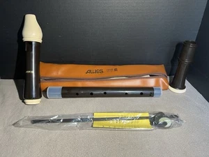 Aulos Tenor 211A-E Profi Altblockflöte mit Kartenstab Creme Neu - Bild 1 von 2