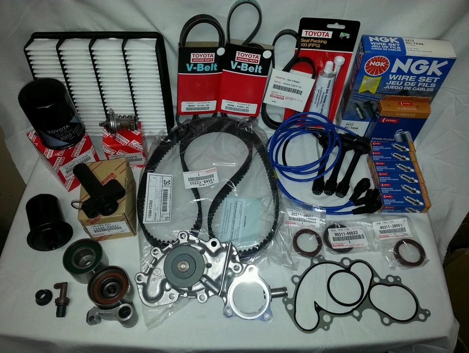 Genuine Timing Belt Water Pump Tune up Kit for Toyota 4runner Tacoma 3.4l V6