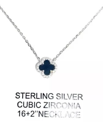 Colar de prata esterlina 18 pol. novo na caixa - Imagem 1 de 4