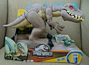 Imaginext Jurassic World Thrashing Indominus Rex Dinosaur GMR16 *NEW* - Picture 1 of 3