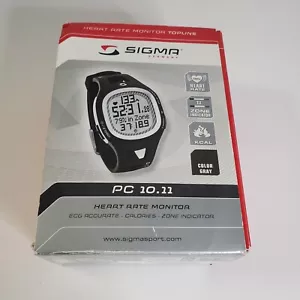 Sigma PC 10.11 Heart Rate Monitor Sports Running Cycling ECG Calories KCAL - Picture 1 of 8