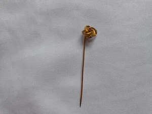 Victorian Gold Fix Love Knot Stick Pin - Bild 1 von 9