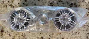 R/C RC ABS 26MM LLANTAS CROMADAS MANDO A DISTANCIA COCHE CARRERAS NUEVO SELLADO LOTE DE 4 PIEZAS - Imagen 1 de 5