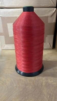 A&E TEX 150 6,000 YARD GLACE FINISH 100% COTTON SPOOL SCARLET #2003 - Image 1 of 2