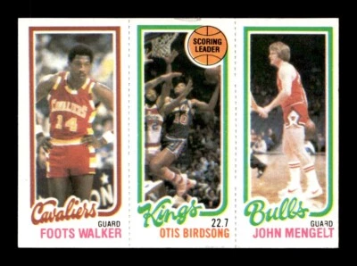 1980-81 Topps #48 / 122 / 60 Walker / Birdsong / Mengelt EX *9v - Image 1 of 2