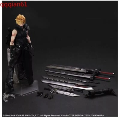 Play Arts Kai Final Fantasy VII 7 Cloud Strife Action Figure Toy Boxed PVC Model - Image 1 of 4
