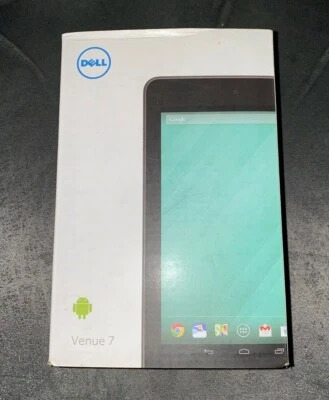 NEW Dell Venue 7 16GB, Wi-Fi, HD 7in DISPLAY model 3740  - Black  - Image 1 of 4