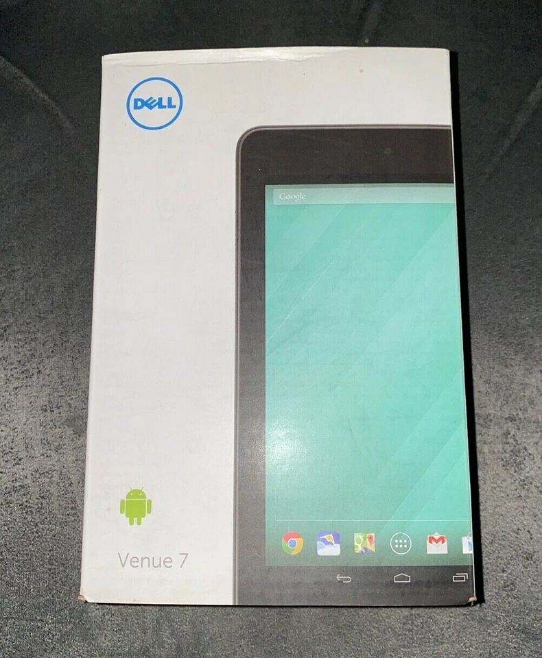 NEW Dell Venue 7 16GB, Wi-Fi, HD 7in DISPLAY model 3740  - Black  - Image 1 of 4