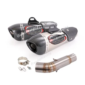Sistema de escape silenciador tubo medio escape para Suzuki GSX-S750 GSR750 BK750 2022 - Imagen 1 de 12