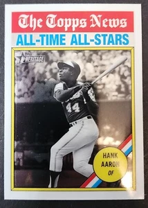 2025 Topps Heritage Chrome Hank Aaron All-Time All Stars #346 - Bild 1 von 2