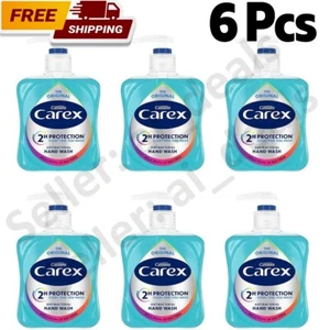 Carex Original Antibacterial Hand Wash, Clean & Protect 250 ml (Pack of 6) - Picture 1 of 12