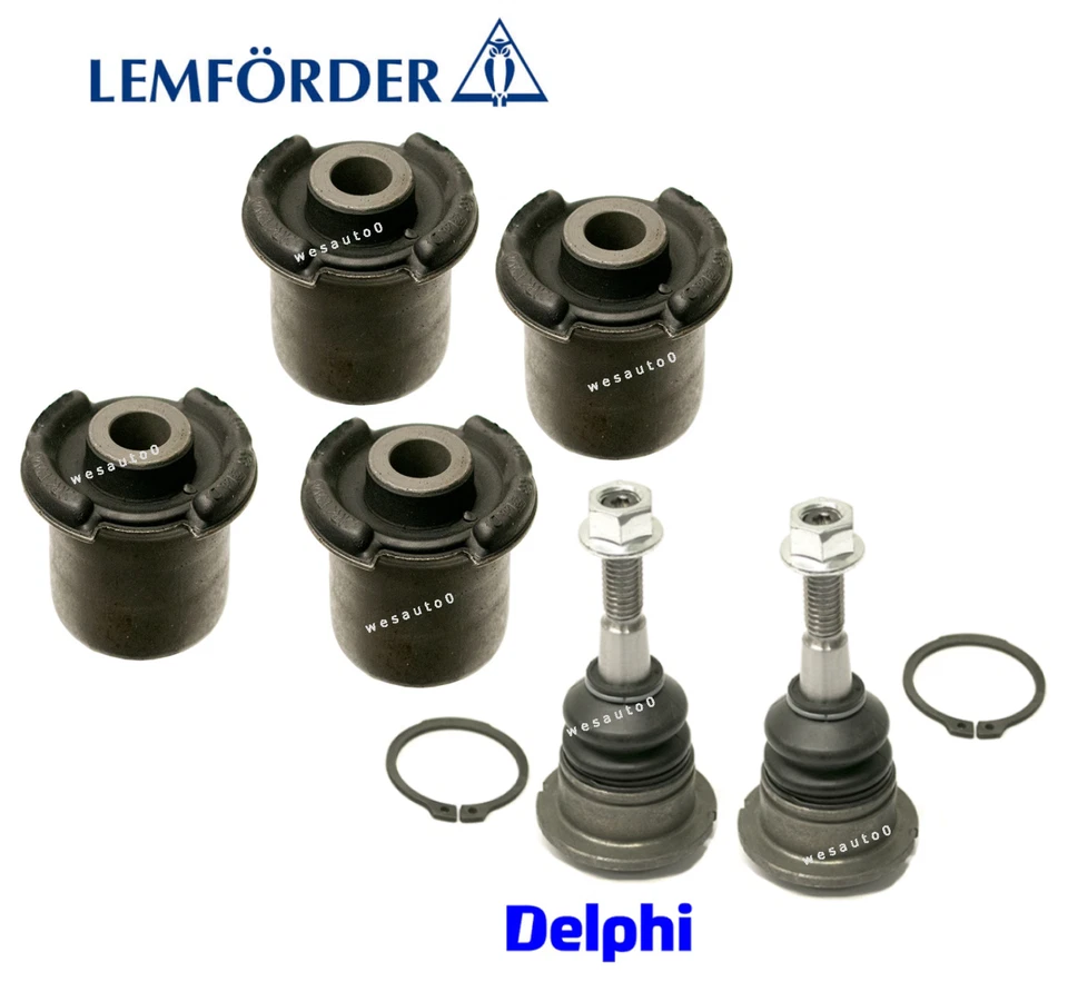 Front Upper Control Arm Bushing Ball Joint Lt/Rt 6pcs OES for Range Rover Sport - Image 1 of 1