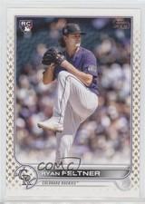 2022 Topps Series 2 Walmart Gold Star Ryan Feltner #373 Rookie RC