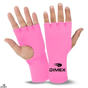 Boxing Fist Hand Inner Gloves Bandages MMA Muay Thai Punch Wraps Pink S/M -L/XL - Picture 1 of 1
