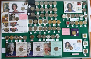 £5 FIVE POUNDS coins for 10gbp PER COIN HUGE collection UK GUERNSEY IOM set - Picture 1 of 16
