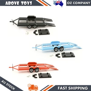 Motormax 1:18 Metal Trailer With Plastic Tow Bar 3 Colours Choices Toy Model - Picture 1 of 14