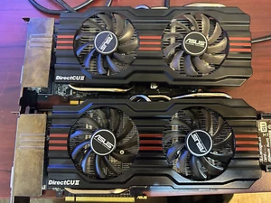 Asus Nvidia GTX660 2GB GDDR5 Video Graphics Card TI-DC20-2GD5 (2 units 1 price) - Picture 1 of 5