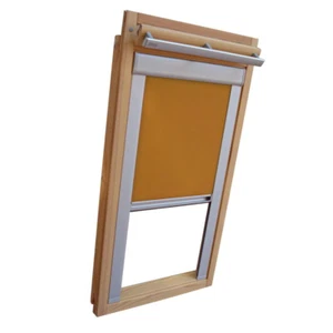 Verdunkelungsrollo ALU Thermo für Velux Dachfenster GGL/GPL/GHL - gelb - Bild 1 von 29