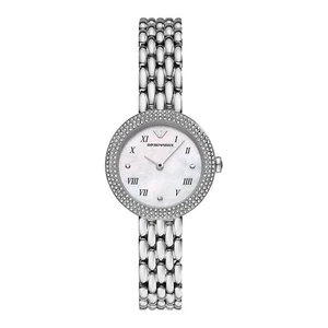 ARMANI WOMENS WATCH AR11354 MOTHER OF PEARL - CERTIFICATE -WARRANTY - RRP 329.00 - Picture 1 of 2