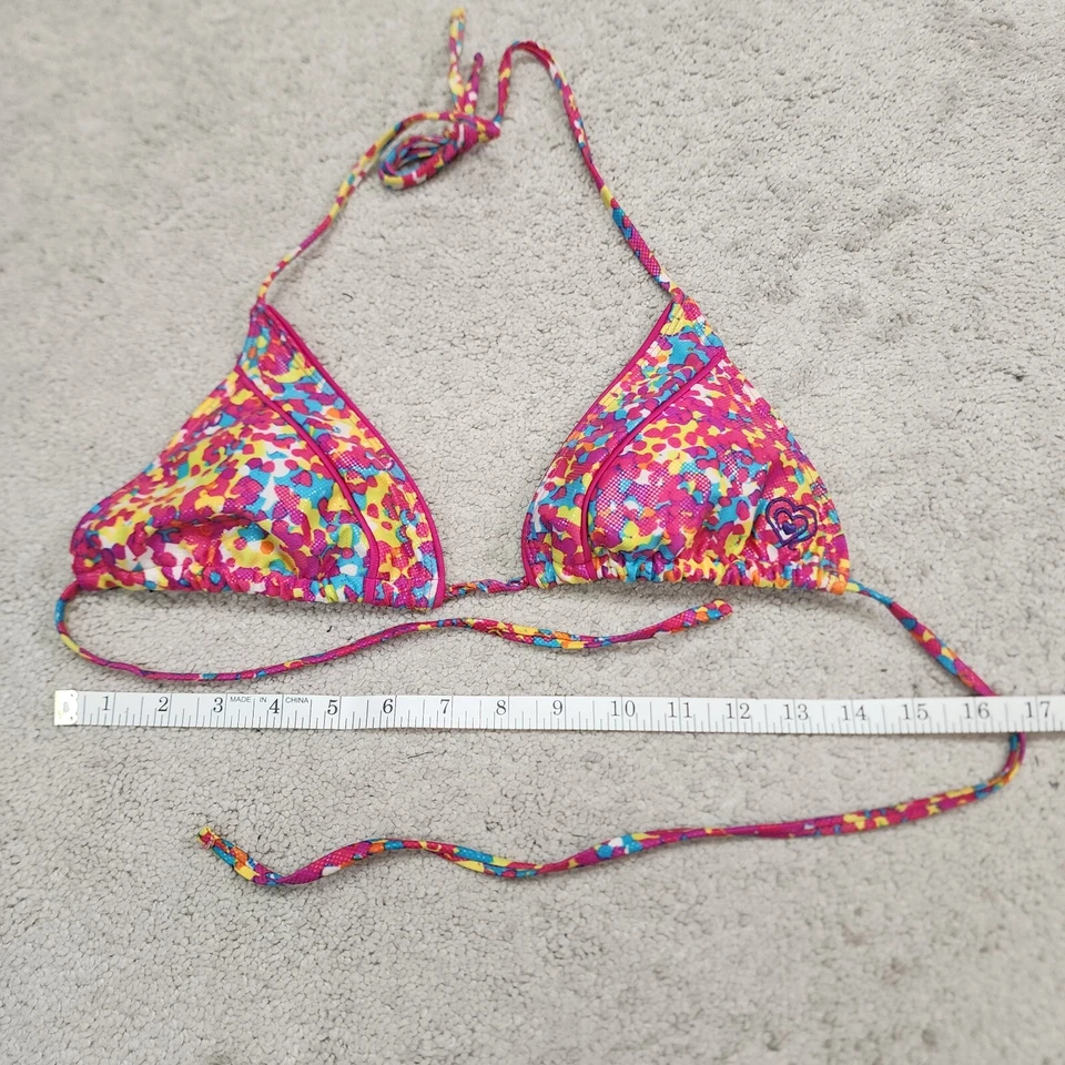 XOXO Padded Halter Geometric Bikini Top Swimsuit Small - Image 1 of 4