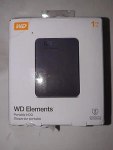WD Elements Portable HDD Externe Festplatte USB 3.0 1TB - Bild 1 von 3