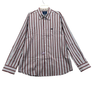 Camisa Façonnable Para Hombre Manga Larga Botón Frontal Talla XL Extra Grande Rayas - Imagen 1 de 6