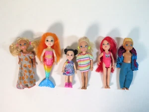 Lote Barbie Moderna Años 2000 Con Ropa Niños Chelsea Niño Niñas Sirena - Imagen 1 de 6
