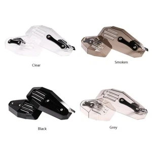 Motorcycle Windshield Handlebar Hand Guard Wind Deflector Shield For Harley - Picture 1 of 7