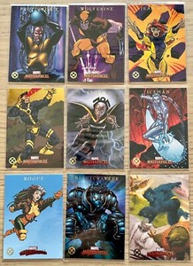 2007 Skybox X-Men Inserts X1-X9 MARVEL MASTERPIECES Lot Cards