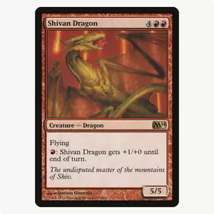 MTG Magic 2014 (M14) Shivan Dragon x4 Rare Playset - Bild 1 von 2