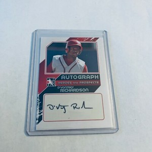 F81751 2011 ITG Heroes and Prospects Close Up Auto Silver D'vontrey Richardson