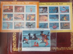 Disney's Peter & the Wolf stamp block - BN all with auth. cert