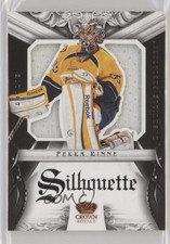 2012-13 Panini Rookie Anthology Crown Royale Silhouette Materials Pekka Rinne #9