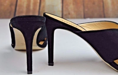 Zapatos sin cordones para mujer Barneys New York punta abierta talla 40,5 gamuza negros 8,5 altos Foto 1 de 4