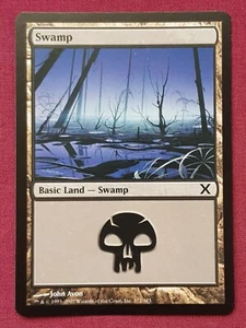 Magic The Gathering 10TH EDITION SWAMP 372 land card MTG - Bild 1 von 2