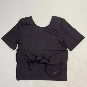 Nike Studio Damen Kurzarm Yoga Training Top, AR636, Medium - Bild 1 von 7