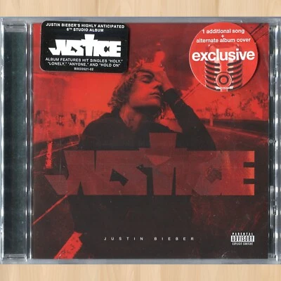 +1 BONUS TRACK--- JUSTIN BIEBER Justice EXCLUSIVE CD Angels Speak POO BEAR 0129 - Imagem 1 de 4