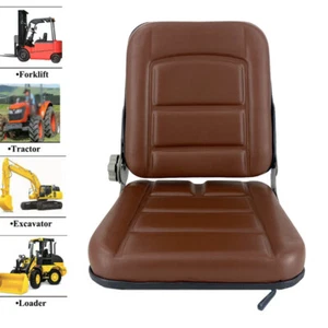 Asiento de carretilla elevadora universal impermeable asiento de tractor ajustable para ATV cortacésped EE. UU. - Imagen 1 de 11
