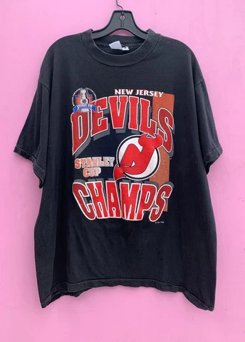 1995 Nhl New Jersey Devils Stanley Cup Champions Graphic T-shirt H5697 Cover