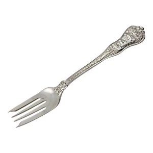 Sterling TIFFANY & CO Salad Fork OLYMPIAN ~no mono ~$269 each - Picture 1 of 9