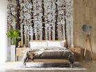 3D Winter Forest Snow Painting Self-Adhesive Removable Wallpaper Murals Wall 398
