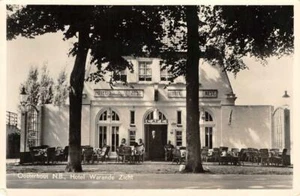 RPPC Oosterhout, N.B. Hotel Warande Zicht, Niederlande um 1940 Vintage Postkarte - Bild 1 von 1