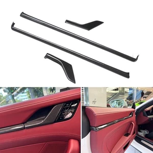 Carbon Fiber Interior Door Panel Cover Trim For Porsche 911 992 2019-2025 2023 - Picture 1 of 9