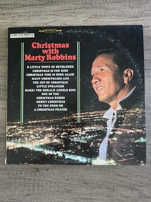 Marty Robbins  Christmas With Marty Robbins Holiday Music Vinyl LP 22R - Image 1 of 4