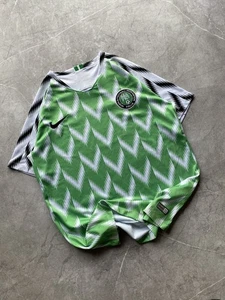 Nigeria Home WM 2018 Fußball Trikot Football Nike Grün Größe L - Bild 1 von 9